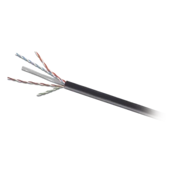 Bobina de Cable UTP Cat6 / 23 AWG / 4 Pares / Exterior con Gel / 305 m (1000 pies) / Enterrado Directo / UV Resistente / Industrial