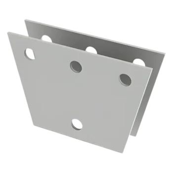 Par de Placas Igualadoras de con Perforaciones para 3 Retenidas. Galvanizado Electrolítico.
