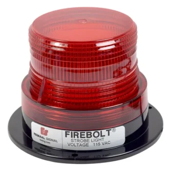 Estrobo Rojo FireBolt Plus sin tubo de reemplazo, 115 Vca