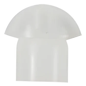 Tapón de Plástico Transparente para Micrófono / Compatible Tubos Acústicos / 100 Piezas / Diseño Ergonómico