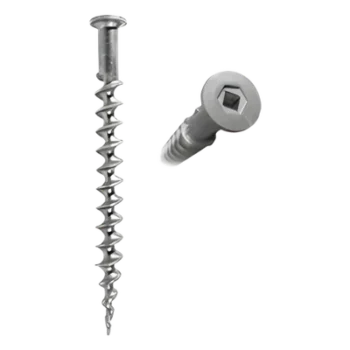 Ancla de Tornillo "PENETRADOR" de 18" de Largo, en Aluminio Termotratado con Cabeza para Dado Cuadrado de 1/2" .