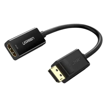 Convertidor DisplayPort a HDMI / 4K@30Hz / HDR / 3D / Cable 25 cm (0.82 ft) / Conectores Dorados / Chip IC Avanzado