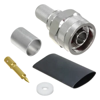 Conector N Macho Plegable Hex. con Pin Soldable para cables Tipo RG8