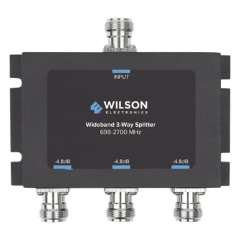 Divisor de 3 salidas, 50 Ohm, 700-2700MHz conector N-Hembra