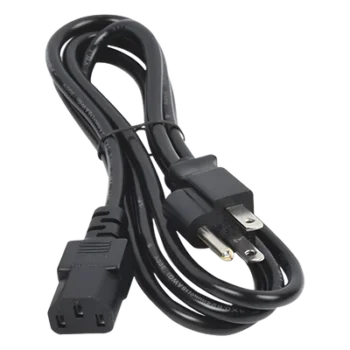 Cable de Alimentación Eléctrica / 110-240 VCA / 1.5 m (4.92 ft) / IEC 320C13 / NEMA 5-15P / Trifásico con Tierra