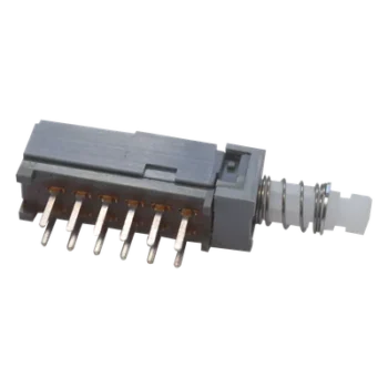 Interruptor deslizante / 0.2 A @ 30 V DC / 10,000 ciclos / 500 V AC dieléctrico / 50 mΩ contacto