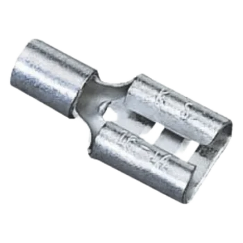 Terminal de Paleta Hembra de 0.250" sin Aislar para Cable AWG 14-16.
