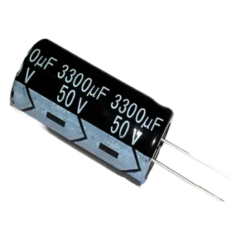 Capacitor Electrolítico Radial / 3300 µF / 50 V / Tolerancia ±20% / -40 °C a +85 °C