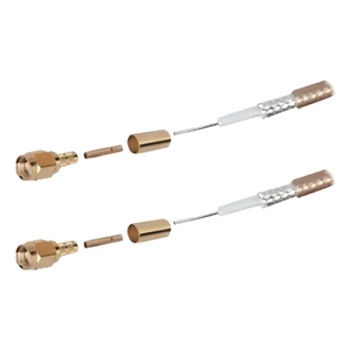 Jumper con RG-142/U de 60 cm y Conectores SMA Macho Inverso en los 2 extremos.