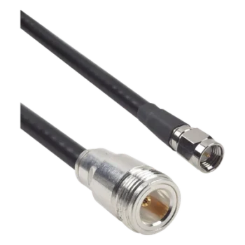 Cable LMR-240UF (Ultra Flex) de 60 cm con conectores N Hembra y SMA Macho.