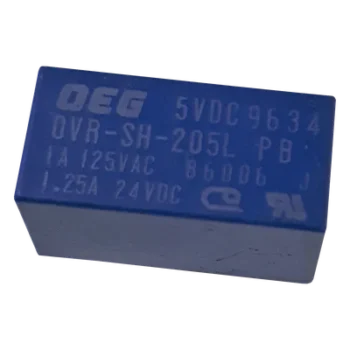 Relevador de +5 V, con capacidad de 1 Amp. a 125 Vca., 1.25 Amp. para 24 Vcc.