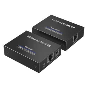 Extensor USB 2.0 / 4 Puertos / Alcance 150 m (492.1 ft) / Cat 5e/6/6a/7 / Conexión en Cascada / Protección contra Sobretensiones