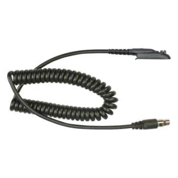 Cable para auricular HDS-EMB con atenuación de ruido para radios Motorola HT-750/ 1250/ 1550, PRO-5150/ 5550/ 7150/ 9150, MTX-850LS, PTX-700/ 760/ 780, Baofeng.