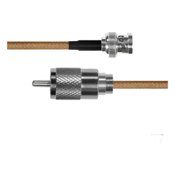 Cable RG142,con conectores BNC Macho / UHF Macho.