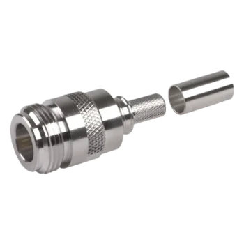 Conector N Hembra Plegable con Pin Cautivo para cables