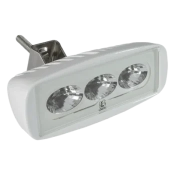 Luz led marina en terminación color blanco CapreraLT, emite luz color blanco de 1000 lúmenes, fabricado bajo norma de protección IP67.