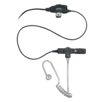 Kit de Micrófono-Audífono PLUS de 1 cable para Motorola DEP550, DGP8050 Elite, Serie XPR3000/3500, Serie APX3000/8000, DP2400/2600