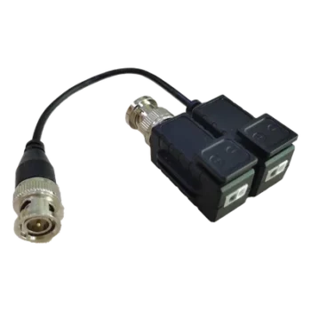Kit de Transceptores Pasivos / 5MP / Transmisión 200 m (656.2 ft) / UTP Cat 5e/6/6a/7 / Protección TVS / Terminales Push-Pin