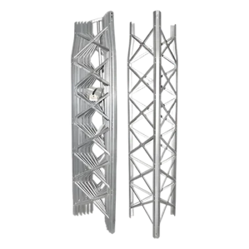 Torre Autosoportada de 9.8 m, 4 Secciones Prearmadas. Galvanizada en Caliente (6 ft² @ 70.7 MPH).