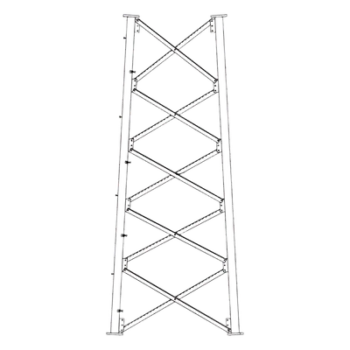 Sección 6 Base para Torre Autosoportada línea SSV (Código de Fábrica: 6N62)