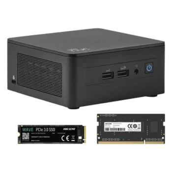 Kit / Mini PC NUC Barebone / Intel Core I3 /bluetooth / Incluye memoria 8GB / Incluye 256 SSD / No incluye sistema operativo
