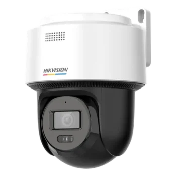 Cámara PT TurboHD / 3K ColorVu / Dual Light 40 m (131.2 ft) / Audio Bidireccional con Sirena / IP66 / -30°C a 60°C