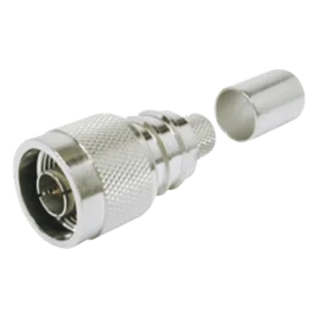 Conector N Macho Plegable con Pin Cautivo para cable LMR de 75 Ohms