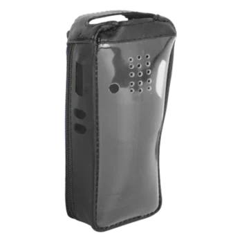 Funda Reforzada de Piel con Frente Transparente para Radios TK-2312/ TK3312K.