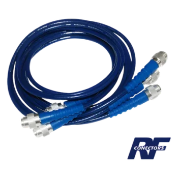 Juego de 3 Cables Doble Malla de 48" con Adaptadores UNIDAPT en los Extremos.