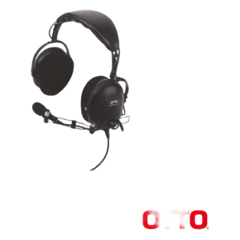 Diadema Heavy Duty sobre la cabeza para KENWOOD NX-200/300/410, TK-480/2180/3180