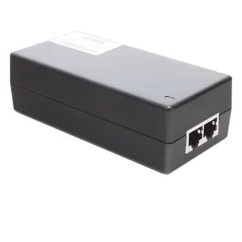 Inyector PoE / Hi-PoE 60 W / Gigabit 2 Gbps / 2 Puertos / Alcance 100 m (328 ft) / Interior / Plug and Play