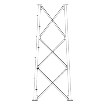 Sección 10 Base para Torre Autosoportada línea SSV (Código de Fábrica: 10N183)