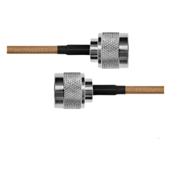 Cable Coaxial RG-142/U de 30 cms, con conectores N Macho a N Macho.