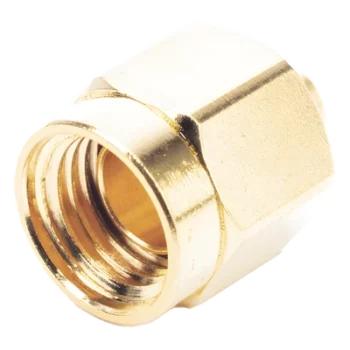 Conector SMA Macho para cable Semi-Rígido de 0.085" de Diámetro, Oro/ Oro/ Teflón.