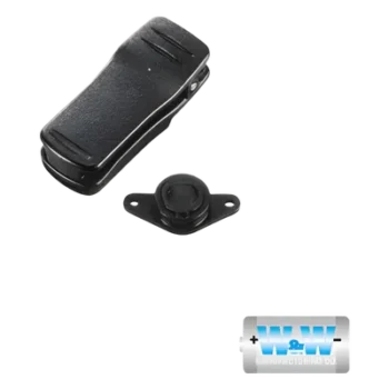 Clip con Rótula para Cinto para ICF3GS, ICF3GT, ICF4GS, ICF4GT, ICF30GS, ICF30GT, ICF40GS, ICF40GT, ICF11, ICF11S, ICF21 e ICF21S.