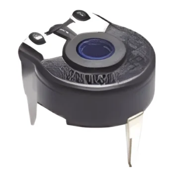 Potenciómetro de Carbón 100K, 0.15W, 10 mm, Montaje Horizontal, Ajuste Vertical.