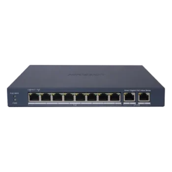 Switch PoE+ Administrable / 8 Puertos Gigabit PoE+ / 2 Puertos Uplink Gigabit / Alcance Extendido 300 m (984.3 ft) / 60 W / Gestión en Nube