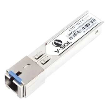 Módulo SFP GPON / Clase C++++ / 2.5 Gbps TX / 1.25 Gbps RX / Alcance 20 km (65,616 ft) / 9 dBm Potencia Óptica / DDM Digital
