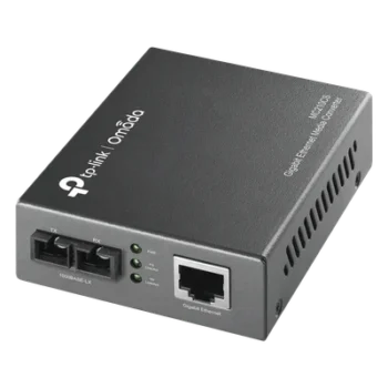 Convertidor de Medios Fibra Óptica / Monomodo 20 km (12.4 mi) / Gigabit Ethernet RJ45 / Puerto SC / Plug and Play