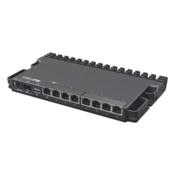 Router / CPU 4 Núcleos ARM 1.4 GHz / 9 Puertos / 7 Gigabit + 1 2.5G + 1 SFP+ 10G / Switch Marvell 10 Gbps / Refrigeración Pasiva / Triple Alimentación