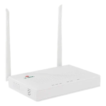 ONU Dual G/EPON / Wi-Fi 2.4 GHz / 4 Puertos LAN Gigabit / 2 Antenas 5 dBi / Gestión Remota / Consumo 10W