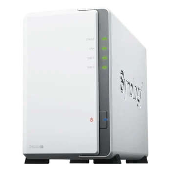 NAS de 2 Bahías / CPU 4 Núcleos 1.7 GHz / 1 GB DDR4 / LAN 1GbE / USB 3.2 Gen 1 / RAID 0, 1, JBOD, SHR