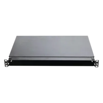 Panel de Distribución de Fibra Óptica / Montaje Rack 19" / 1UR / Hasta 96 Fibras / Bandeja Fija / 4 Casetes QuickNet o Placas FAP/FMP
