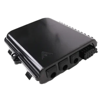 Caja de Empalme FTTx / 24 Fusiones / Splitter 1x8 SC/APC / 8 Acopladores SC/APC / IP65 / 3 Entradas Ø 6-12 mm