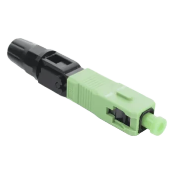 Conector de Fibra Óptica / SC/APC / Monomodo / 900µm, 2.0mm, 3.0mm / Re-terminable / Paquete 10 piezas