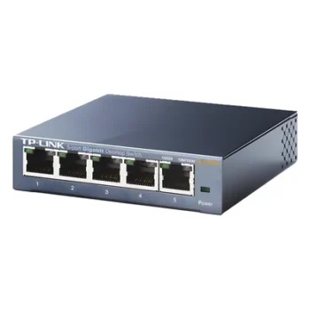 Switch / 5 Puertos Gigabit / 10/100/1000 Mbps / No Administrable / 7.4 Mpps / 3.94x3.86x0.98 in