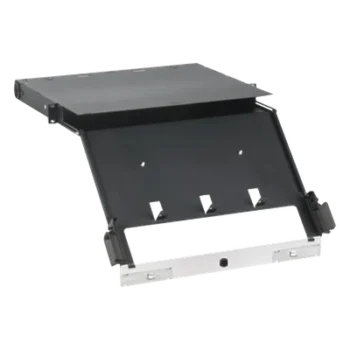 Panel de Distribución de Fibra Óptica / Montaje Rack 19" / 1UR / Hasta 96 Fibras / Bandeja Deslizable e Inclinable / 4 Placas FAP o FMP