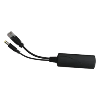 Splitter PoE / Entrada 802.3af/at 30W / Salida 12 Vcc 2A / Puerto 10/100 Mbps / Protección 6 kV / -40 a 80°C