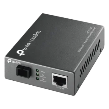 Convertidor de Medios WDM / Fibra Monomodo SC / 1 Puerto RJ45 10/100 Mbps / Alcance 20 km (12.4 mi) / Longitud de Onda 1550/1310 nm