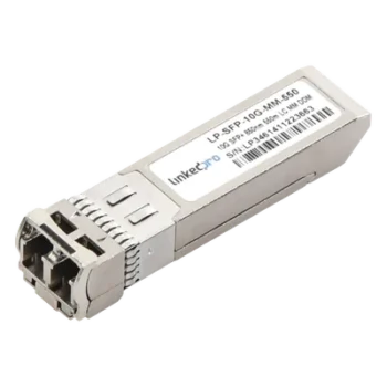 Transceptor Óptico SFP+ / Multimodo 850 nm / 10 Gbps / 10GBASE-SR / LC/UPC Dúplex / DDM / 550 m (1804.5 ft)